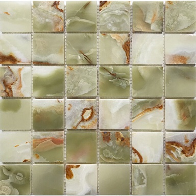 Мозаика StarMosaic JMST21206 Green Onyx 30.5X30.5