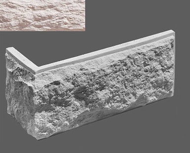 Искусственный камень Leonardo Stone Угловой элемент Шато 404 33/11x16,7x3