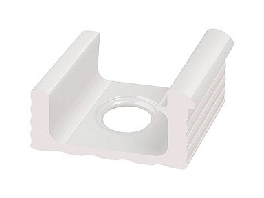 Декоративная вставка Serapool KP223 Переливной лоток керамический со сливом White 29x24,5
