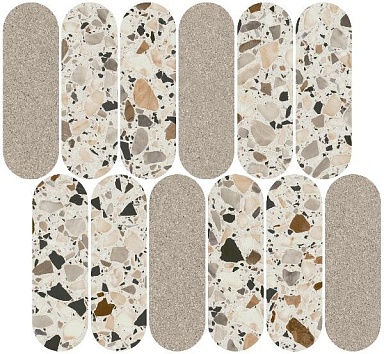 Декор Kerama Marazzi ID140 Бричиола 2 наборный 30х32