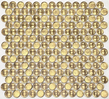 Мозаика Caramelle Mosaic Tondi d'oro R21.5 (круглый чип) 28,6x30,4