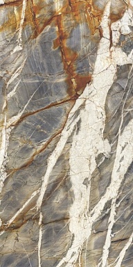 Керамогранит IRIS FMG L315607MF6A Marmi Blue Tempest Block A Lucidato 300x150