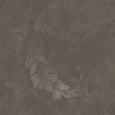 Kerama Marazzi KM4040G0081N Хадду коричневый матовый декорированный 40,2x40,2x0,8
