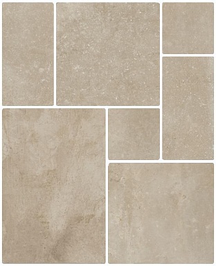 Керамогранит Isla Tiles 1006020 Opus Sunrise Modulare 39 (комплект 2шт 20x20, 1шт 20x40, 2шт 40x40, 1шт 40x60,8)