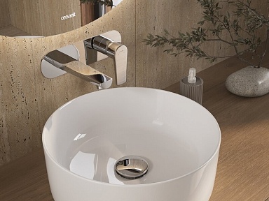 Керамогранит Cersanit 17422 Travertino бежевый рельеф ректификат 60x120