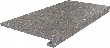 Kerama Marazzi SG632200R/GCF Ступень клееная Терраццо коричневый 33х60