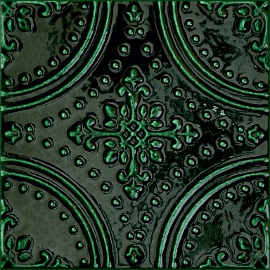 Декор Tubadzin D-Tinta green 14.8x14.8