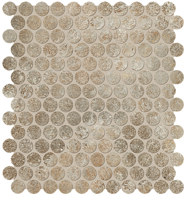Мозаика FAP Ceramiche fRVN Nobu Slate Gres Round Mosaico Matt 29,5x32,5