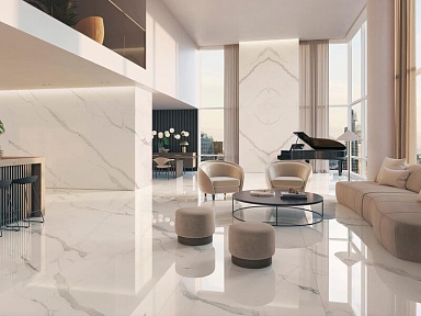 Керамогранит Urbatek 100332599 Aria White Polished 120x270