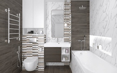 Плитка Laparet 60139 Avenue коричневый 20х60