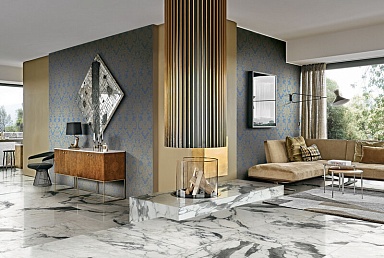 Керамогранит Rex Ceramiche 765761 Bijoux Ombre caravage glossy 6mm 120x120
