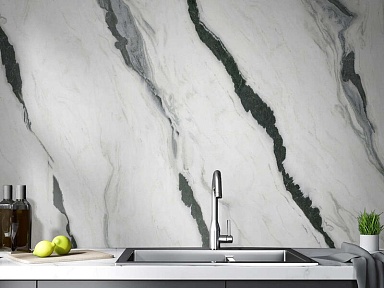 Керамогранит Moreroom Stone MN072AP261206 Panda White Polished 6mm 120x260