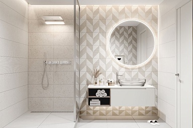 Плитка Global Tile GT162VG Essen Бежевый line 30x60