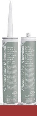Смеси и затирки Kerakoll Silicone Color Fugabella Color герметик 42 310мл