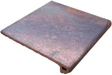 Ступень Gres de Aragon 906866 Peldano Redondo 33 Metal Red 32.5x33