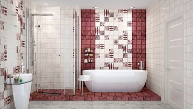 Декор Eletto Ceramica 586832001 Faenza Cobalt Flor Frise 1 15.6x63