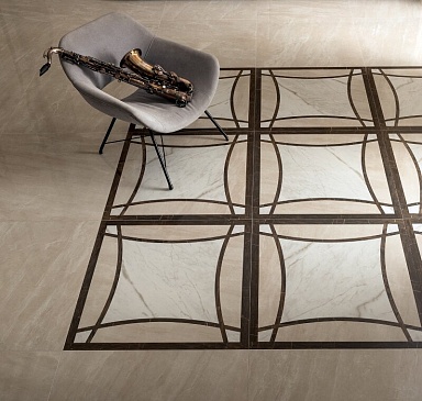 Керамогранит Gardenia Orchidea 57652 Cream Lapp.Rett. 80x80