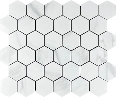 Декор Velsaa Mosaic Satuario Glacier 48 Hexagone 30.9x32.2