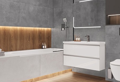 Керамогранит Ceradim Concrete Courage Dark Grey Темно-серый Матовый 60х60