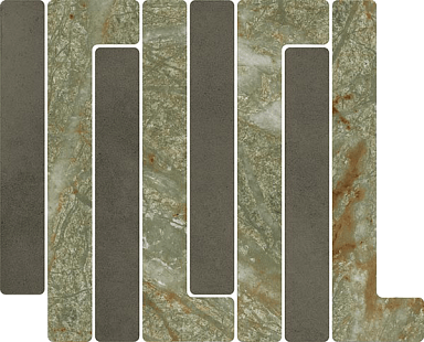 Декор VIVES 41W0 Mosaico Trellick Faroe Antracita 30x24,2