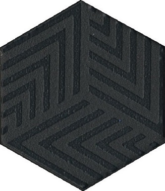 Kerama Marazzi OS/B241/63001 Декор Агуста черный 6х5,2