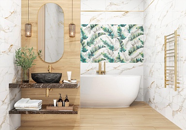 Плитка Delacora WT93BAB00 Barbados Calacatta 300x900x10,5