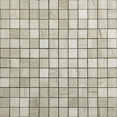 Мозаика Caramelle Mosaic Pietrine Travertino Silver MAT 23x23 - толщ. 4 мм 29.8X29.8