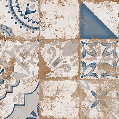 Керамогранит El Molino Memory 7 Azul Brillo 58x58