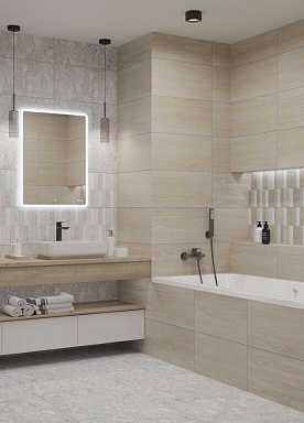 Керамогранит LB-Ceramics 6246-0117 Спектр темно-серый 45х45