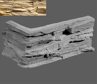 Искусственный камень Leonardo Stone Угловой элемент Перуджа 050 20/10x10x3,5