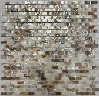 Мозаика Pixmosaic PIX771 из натурального перламутра 10*20 290х300х2