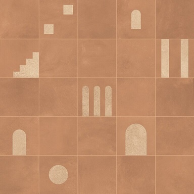 Декор Keope KH2K CottoMilano Mattone Archetipo Decoro Ultramatt / Glossy 20x20