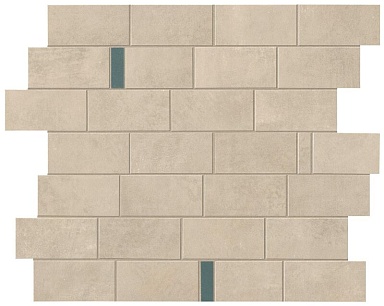 Декор Atlas Concorde Italy 9BMV Boost Pro Cream Minibrick Pro Blue 29,7x33,3
