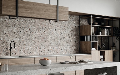 Ступень Kirovit NR0371 K Terrazzo Nova Серая 30x120