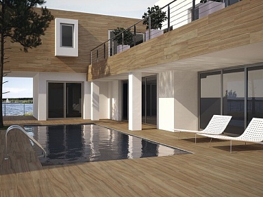 Керамогранит Baldocer Pasadena Roble Rectificado 20x114