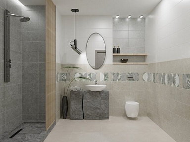 Плитка Eletto Ceramica Lunario Silver 24.2x70