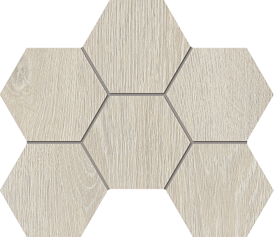 Estima Мозаика KW00 Kraft Wood Nordic Hexagon структурированный 25x28,5