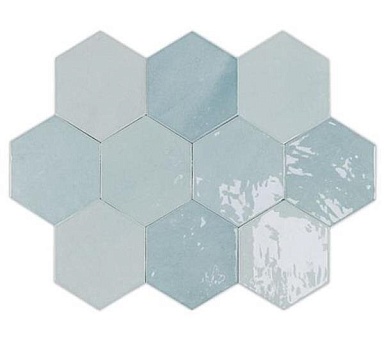 Плитка Wow 122081 ZELLIGE HEXA AQUA 10,8x12,4