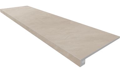 Estima Комплект GF02 Graffito Light Beige (Ступень 33x120 неполированный прямоугольный бортик без насечек + Подступенок 14,5x120)