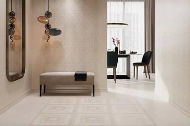 Бордюр Kerama Marazzi 19027/3F Резиденция беж структурированный 20х9.9