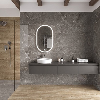 Керамогранит Ceradim Mramor Chic Grey Темно-серый Полированный 60х60