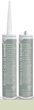 Смеси и затирки Kerakoll Silicone Color Fugabella Color герметик 17 310мл