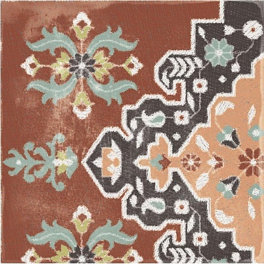 Керамогранит ABK 0003351 PLAY CARPET MIX MULTICOLOR 20x20