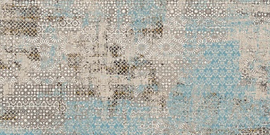 Керамогранит Ametis by Estima EXD401 Amber Illusion Vintage Inserto Неполированный Рект. 60x120x9
