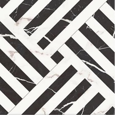 Керамогранит Etili Seramik Apollon Charcoal Black Pre-cut 45x45
