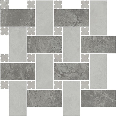 Kerama Marazzi ID162 Декор Риальто 2 наборный матовый 43,5x43,5x0,9