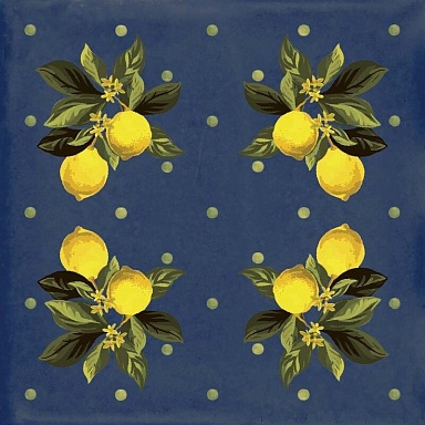 Декор Sant Agostino Giardino Blu Mix Luc 20x20