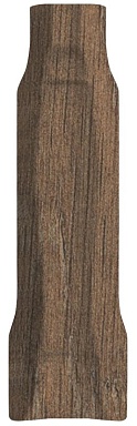Декоративная вставка Kerama Marazzi SG7325/AGI Угол внутренний Тровазо коричневый светлый матовый 8x2,4x1,3