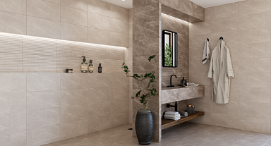 Плитка Eurotile Kamau Light Grey Mat Str. 30x60