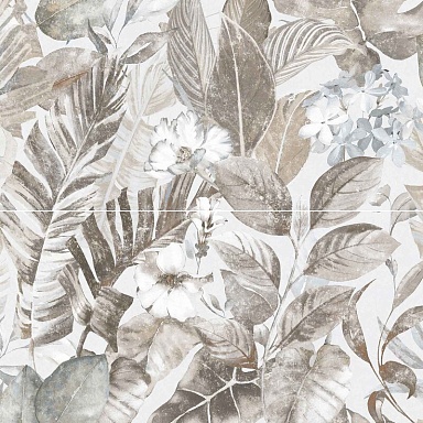 Панно Staro Slim Elite Flower Decor A+B Matt 60x120